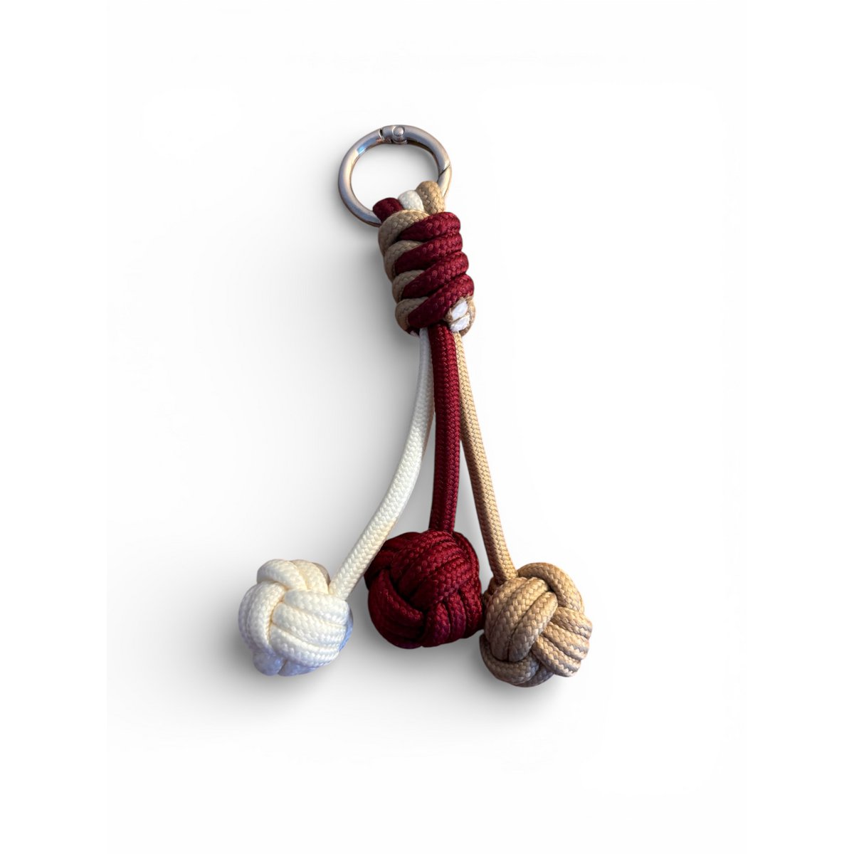 Portachiavi - Dotty Pops - Beige - Bordeaux - Bianco
