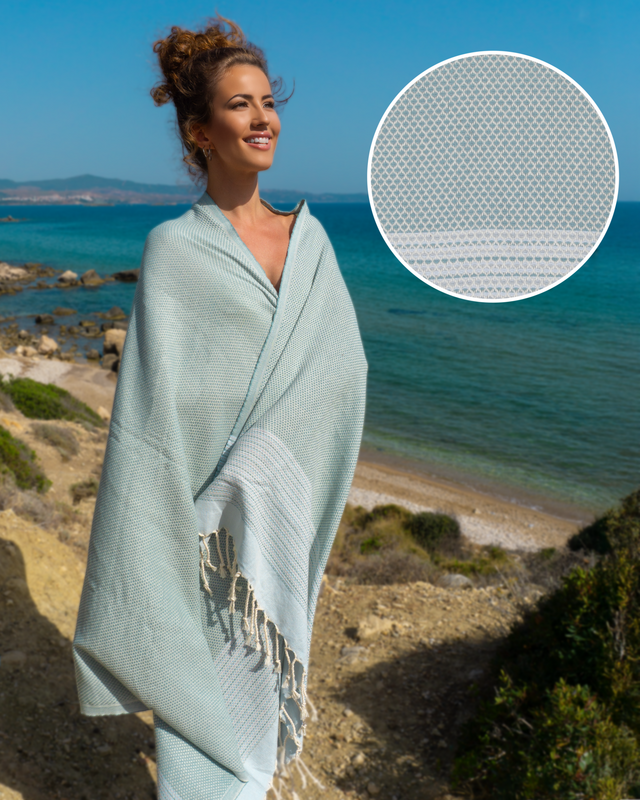PHARAO Hammam Towel – 20 Piece Color Assorted Bundle / Lightweight, Absorbent, Quick-Drying & Compact (180x100 cm)