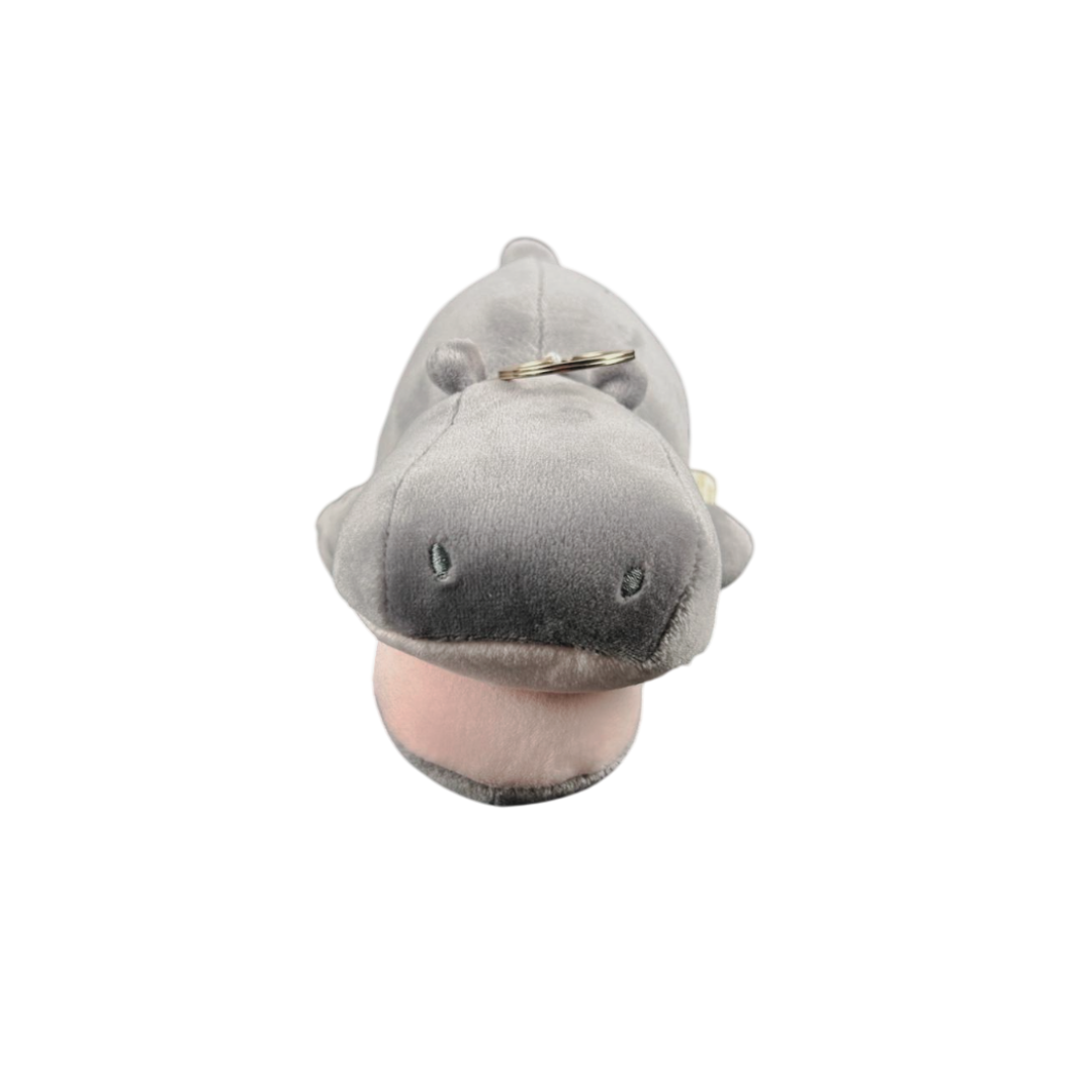 Peluche nemu nemu - HIPPO - Hippopotame - Taille S - 15 cm - Porte-Clés