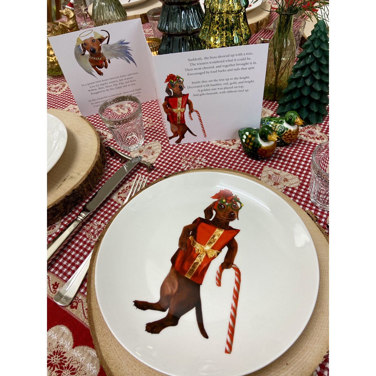 It's a wienerful Time - Set of 6 breakfast plates