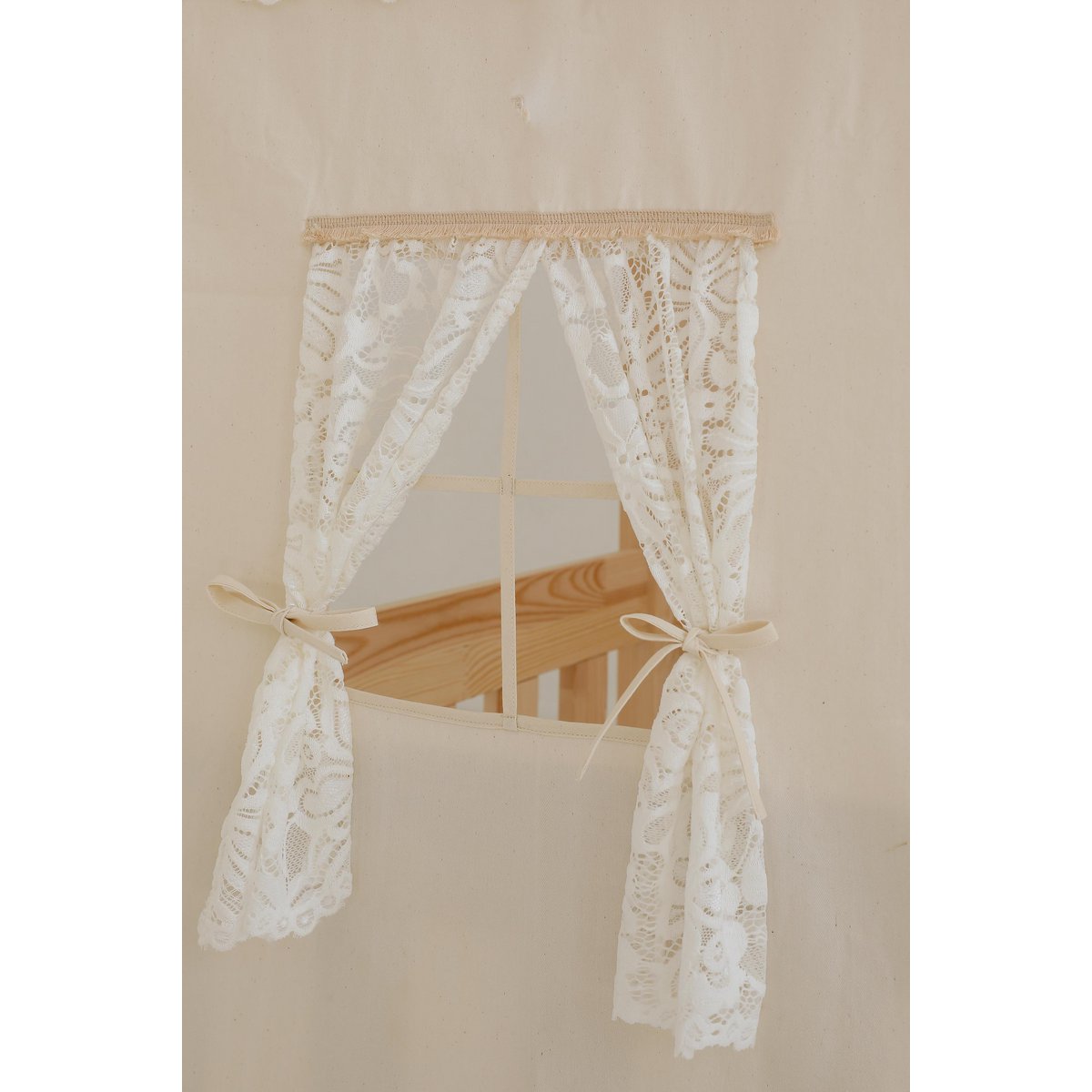 Dosel sobre cama en forma de casita "Boho", casita de cuna, Decoración para habitación de niño, casitas de bebé personalizadas, decoración de habitación bohemia