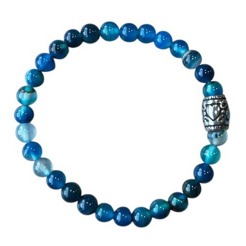 Ladies bracelet bandagate 6 mm with basic bead