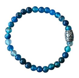Ladies bracelet bandagate 6 mm with basic bead
