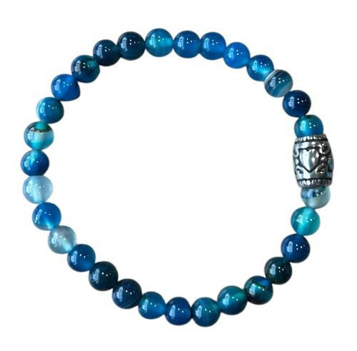 Ladies bracelet bandagate 6 mm with basic bead