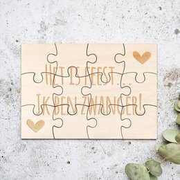 Pregnancy Announcement Wooden Puzzle | It's party time... I'm pregnant!