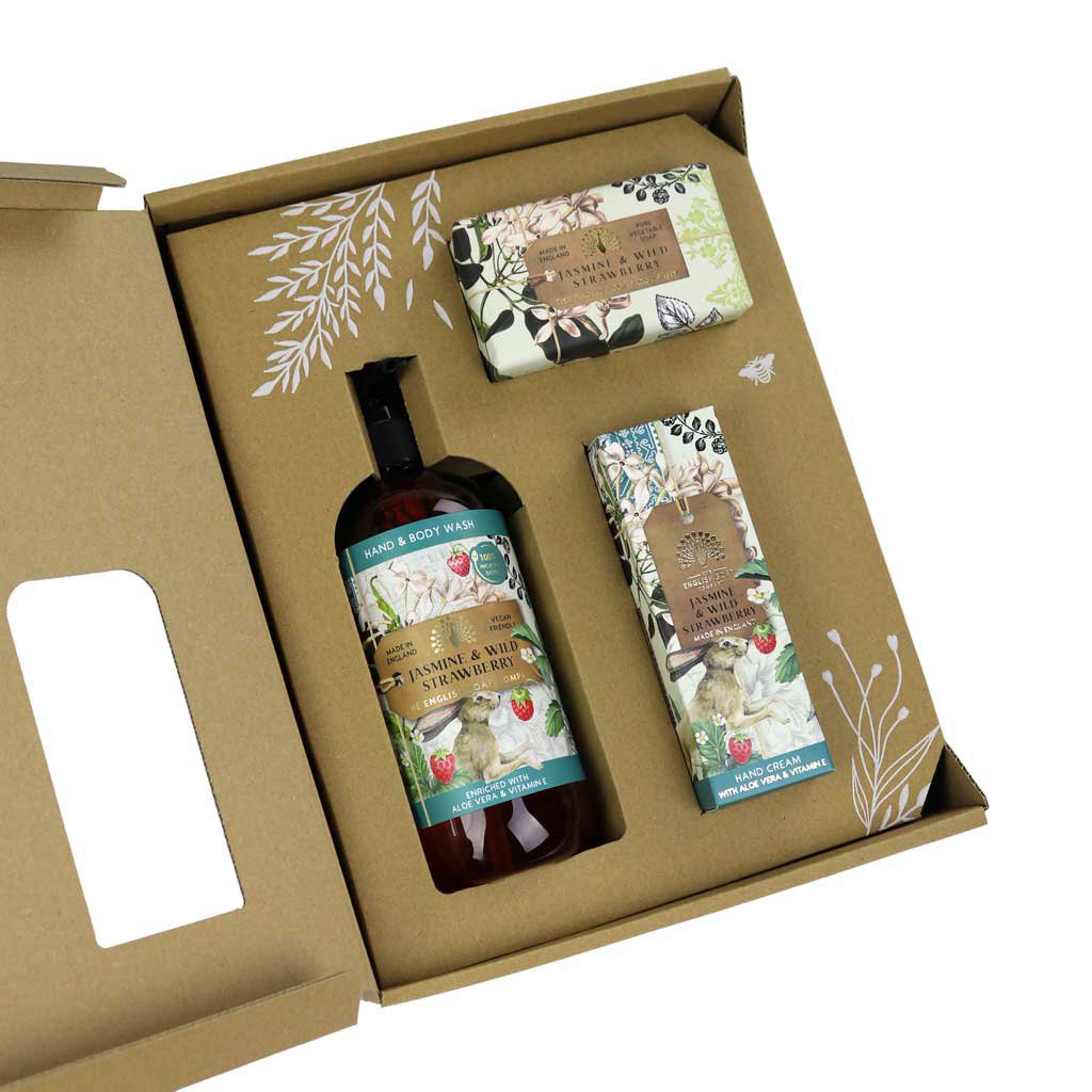 ENGLISH SOAP C° Hand & Body - Gift Set - Jasmine &Strawberry