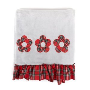 CHRISTMAS - BLANKET 130X160 PATCH FLOWERS HH303233