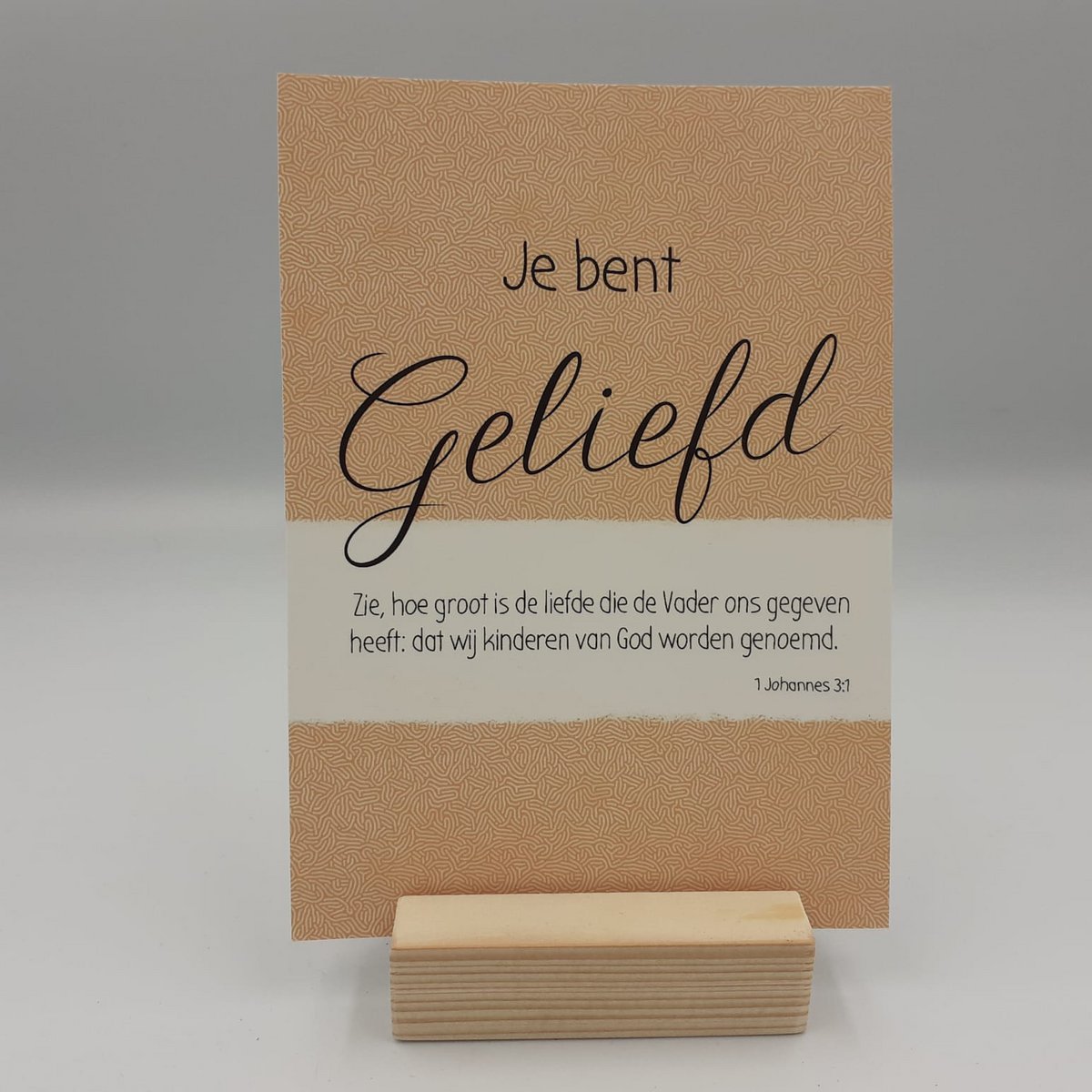 Christelijke kaart - Je bent geliefd
