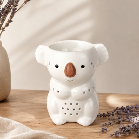 Céramy Koko Parfümbrenner – Duftatmosphäre – Lustiges Bastelobjekt – Einfache Aromatherapie – Modernes, duftendes Interieur – Teddybär-Dekoration – Koala-Figur