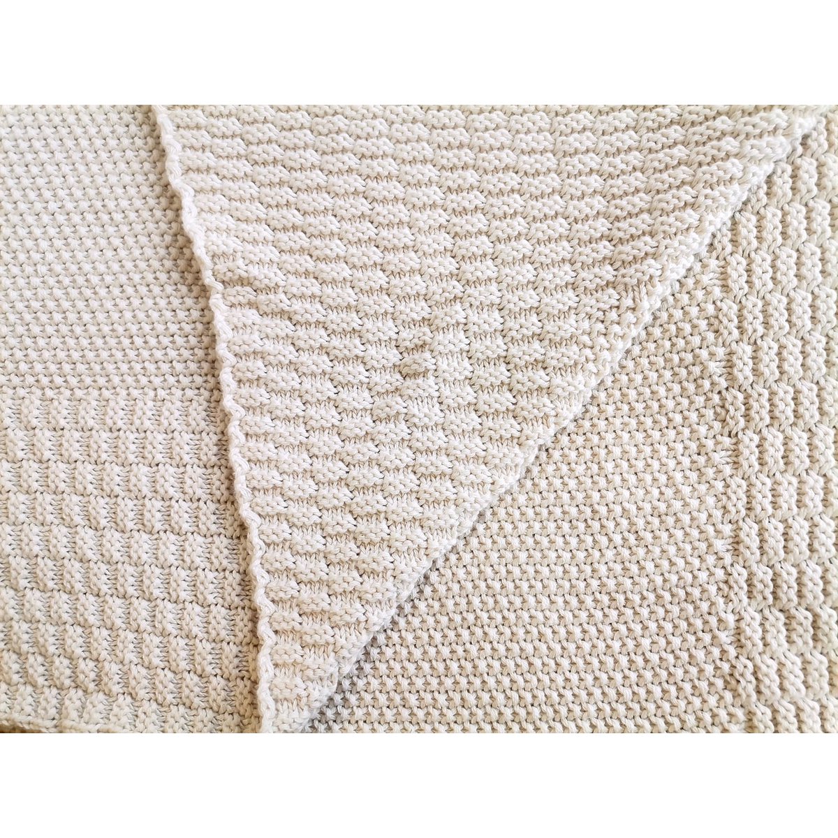 Gestrickte Überwürfe, gestrickte Decke, CottonThrows, gestrickte Überwurfdecke aus 100 % Baumwolle
