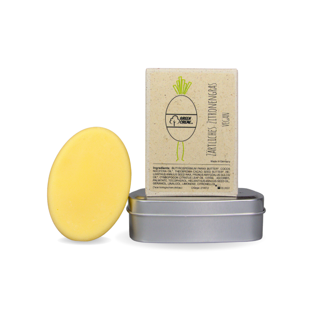 VEGAN Tender Lemongrass - crema mani vegana solida - 30 grammi