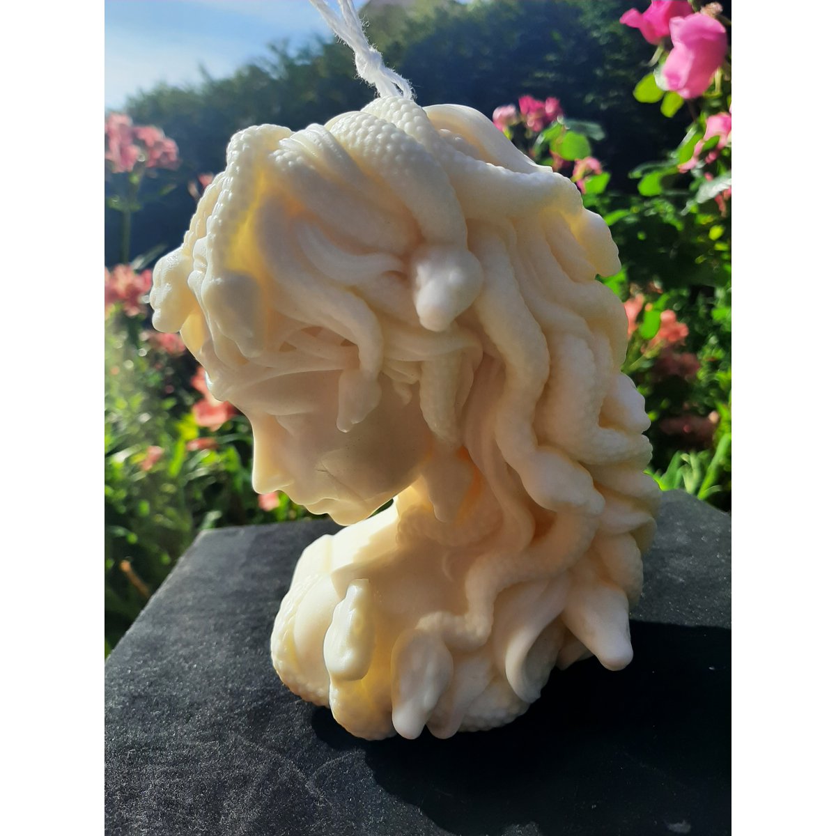 Medusa Profile Candle