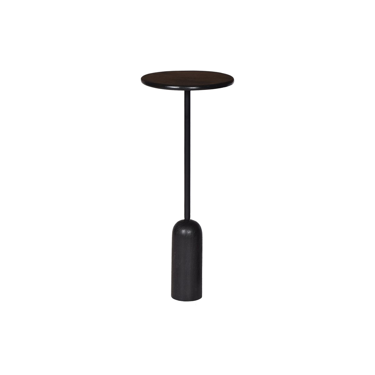 Bijzettafel zwart Ø 28 cm