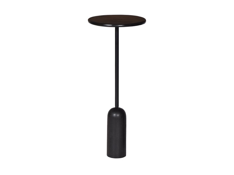 Bijzettafel zwart Ø 28 cm