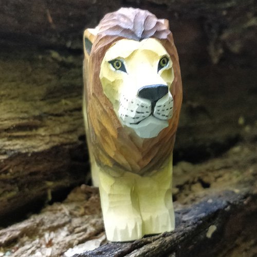 Giocattolo animale leone in legno Wudimals®