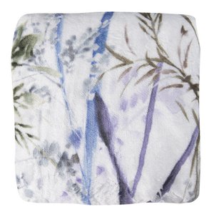 Plaid White, Green, Purple 130x180 cm