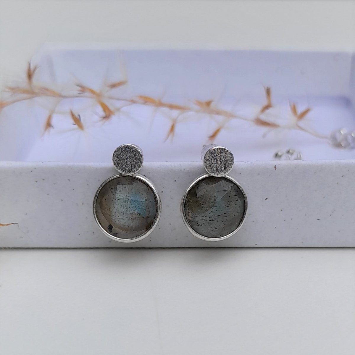 Kolczyki do uszu mieszaj i dopasowuj LABRADORITE 02