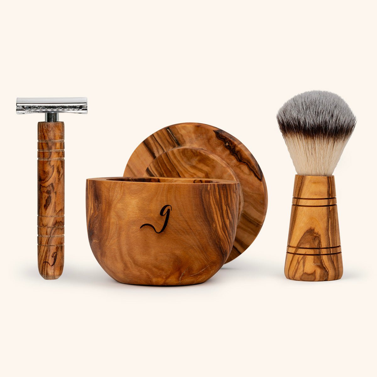 Olivewood Double Edge Safety Razor - Handmade