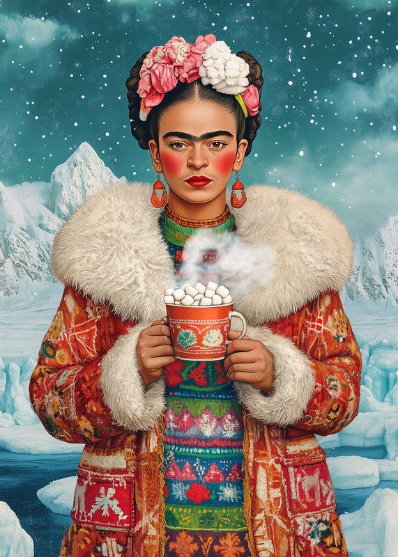 Frida Kahlo: Hot Chocolate | Card Fripperies