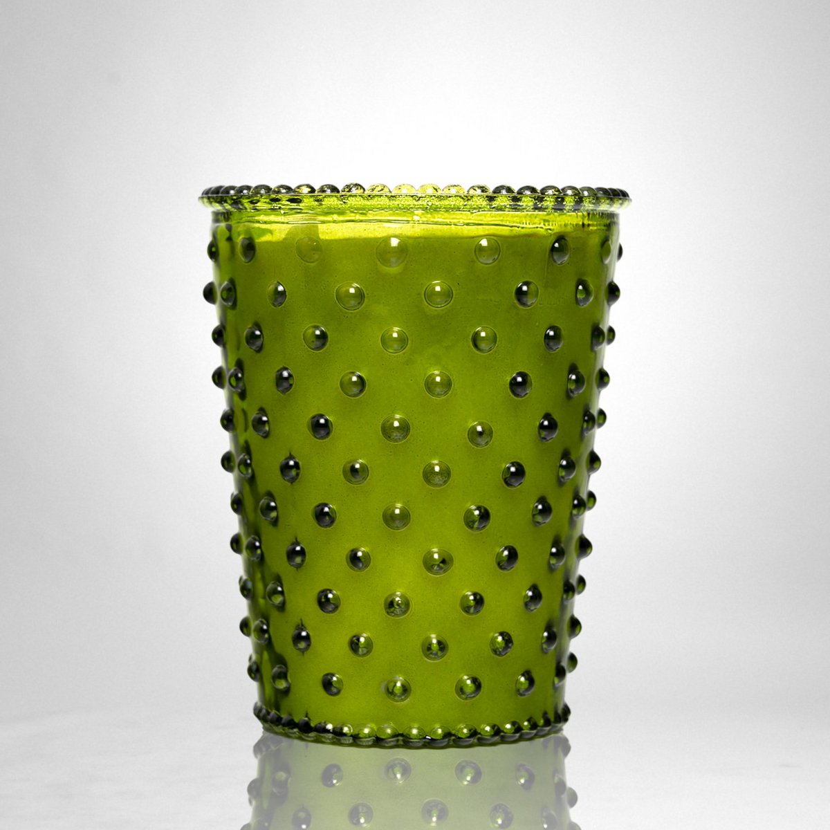 Simpatico Hobnail Glass Candle 16oz #25 Pear