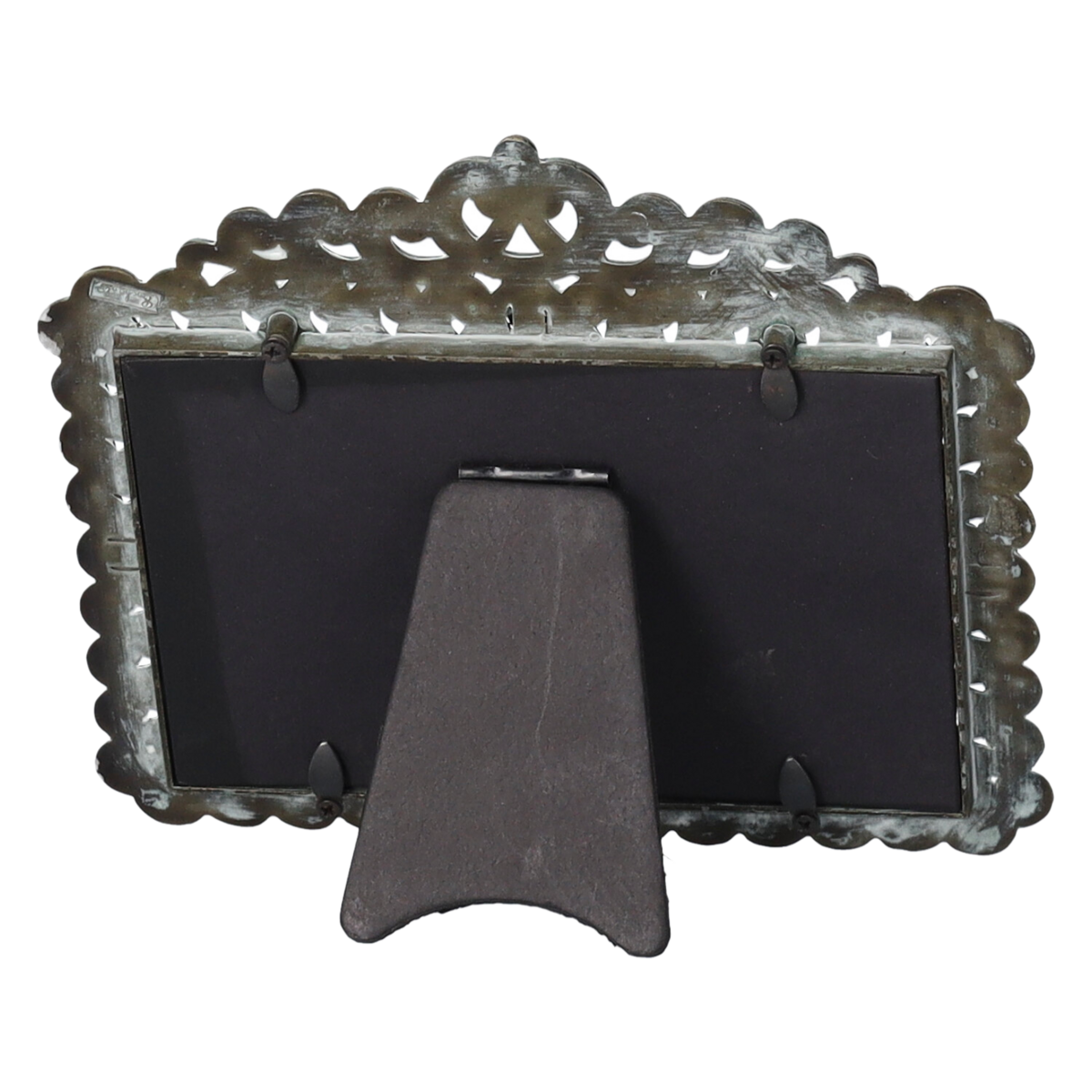 Decorative photo frame with rhinestones and drops 16x18 cm