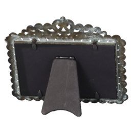 Decorative photo frame with rhinestones and drops 16x18 cm