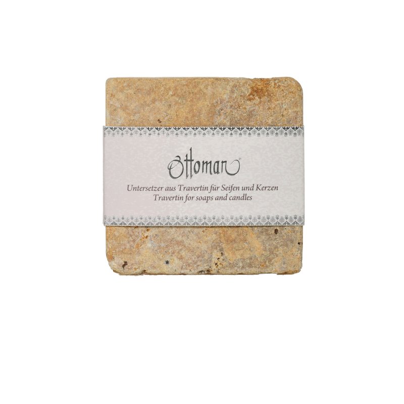 Travertine square 10 x 10 cm, 3 different shades: light, noce and gold