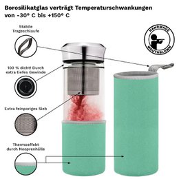 De laver Teamaker Türkis 400ml