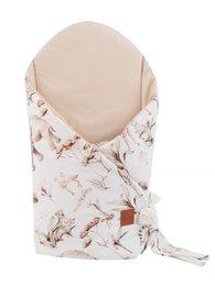 Soft, cozy baby blanket with a floral print design, perfect for swaddling and keeping your little one warm and comfortable.