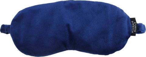 WS Velvet Wighted Eye Mask Navy