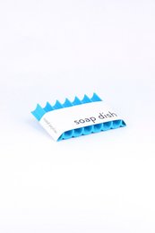 Soap dish made from recycled PET ocean blue wave