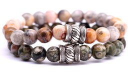 Bali Set Crazy Agate x Rhyolite