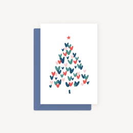 Eco Greeting Card — Heartwarming Christmas Tree
