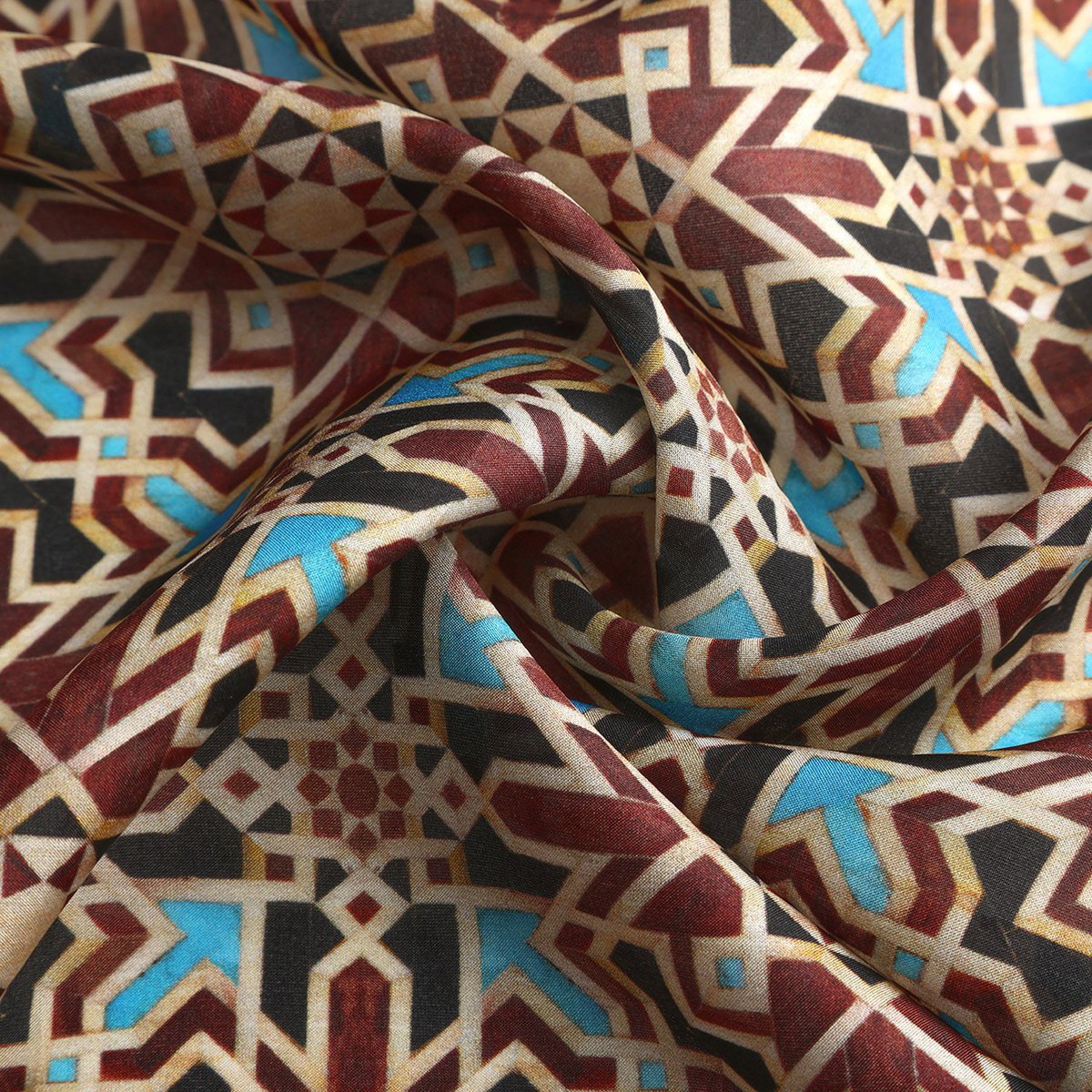 Brown Silk Neckerchief