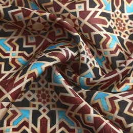 Brown Silk Neckerchief