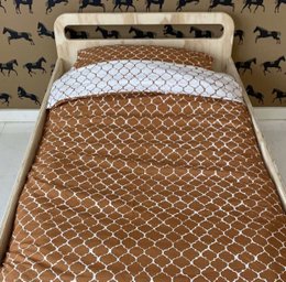 Tuck-Inn® duvet cover 140x200 (1-person) Once upon a dream Hazel brown