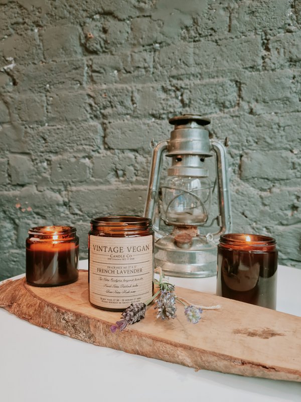 France Lavender Vintage Vegan Soy Travel Candle