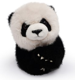 One Love Plush Toy - Panda Peng Black and White