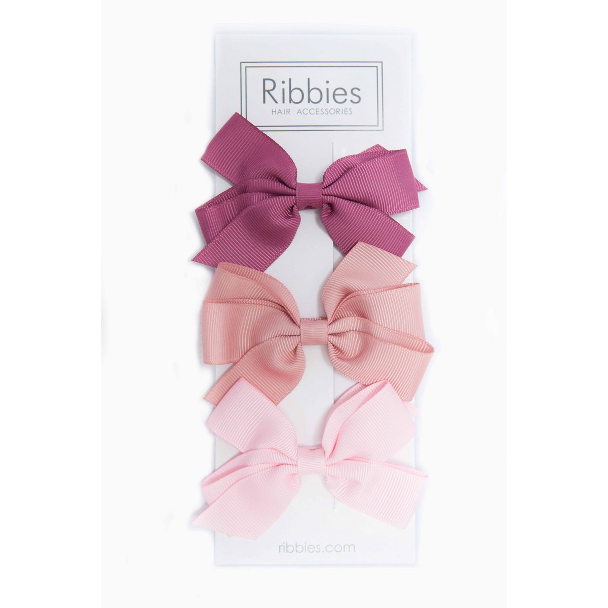 Set van 3 middelgrote strikken - Rose
