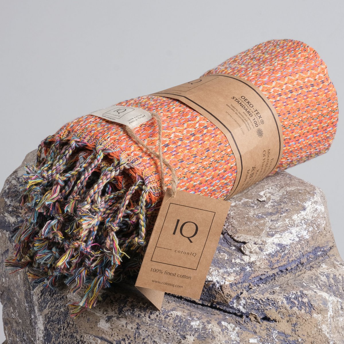 hammam towel | Sauna towel | Beach towel | Mexico | Orange | 180x100cm
