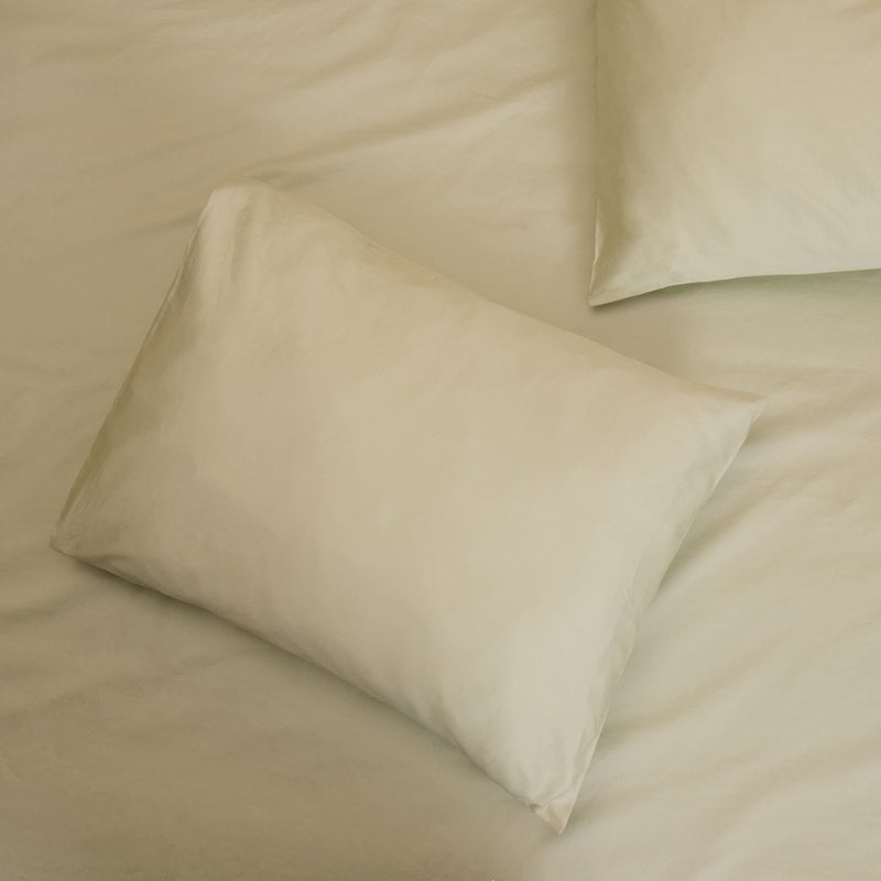 Housse de coussin - Satin de coton 400 fils au pouce - Paix de menthe