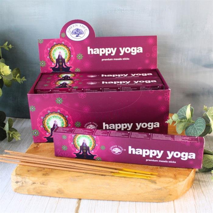 Green Tree Happy Yoga Incenso Masala Naturale 15 gr
