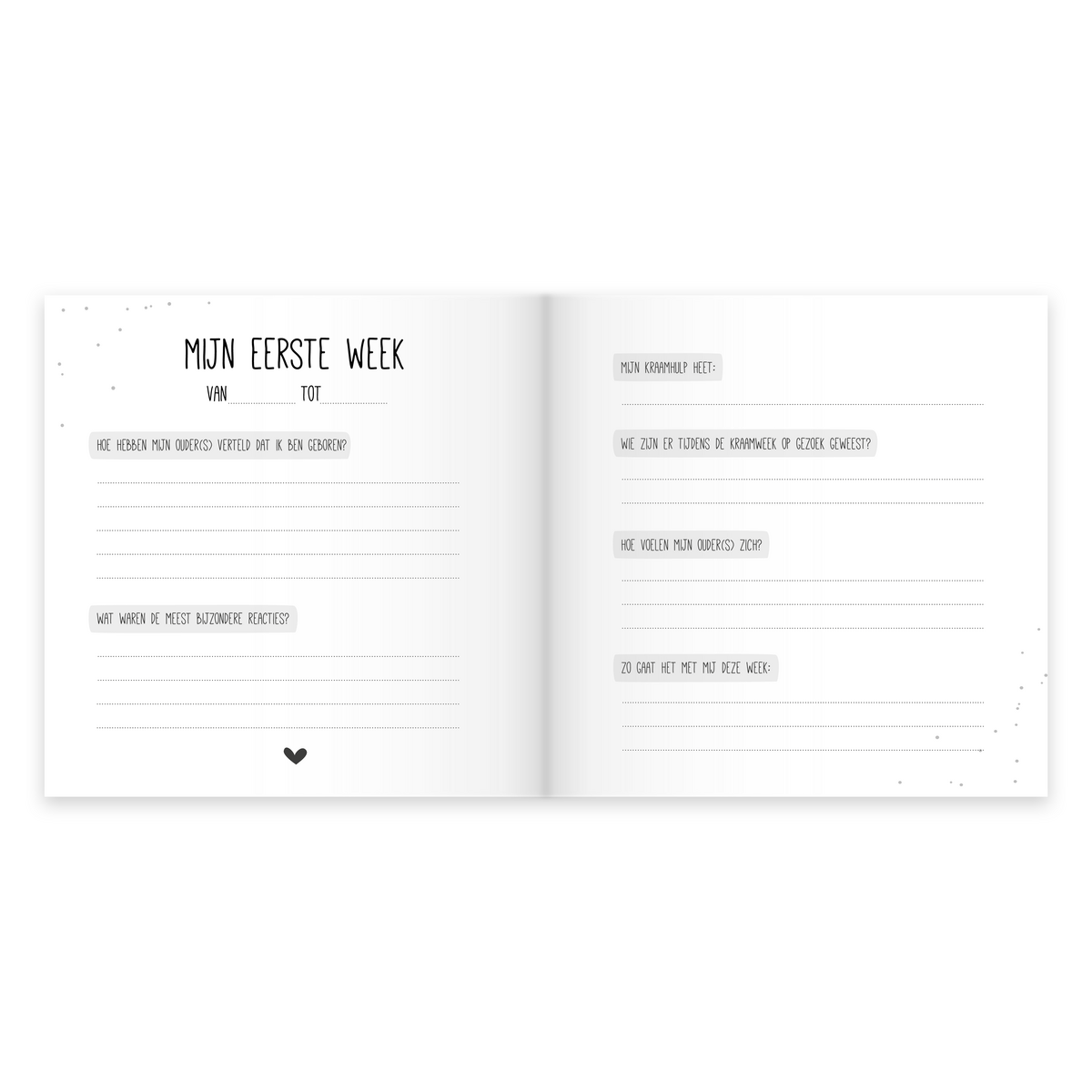 Erstes Jahrbuch | schwarz/weiß | Punkt