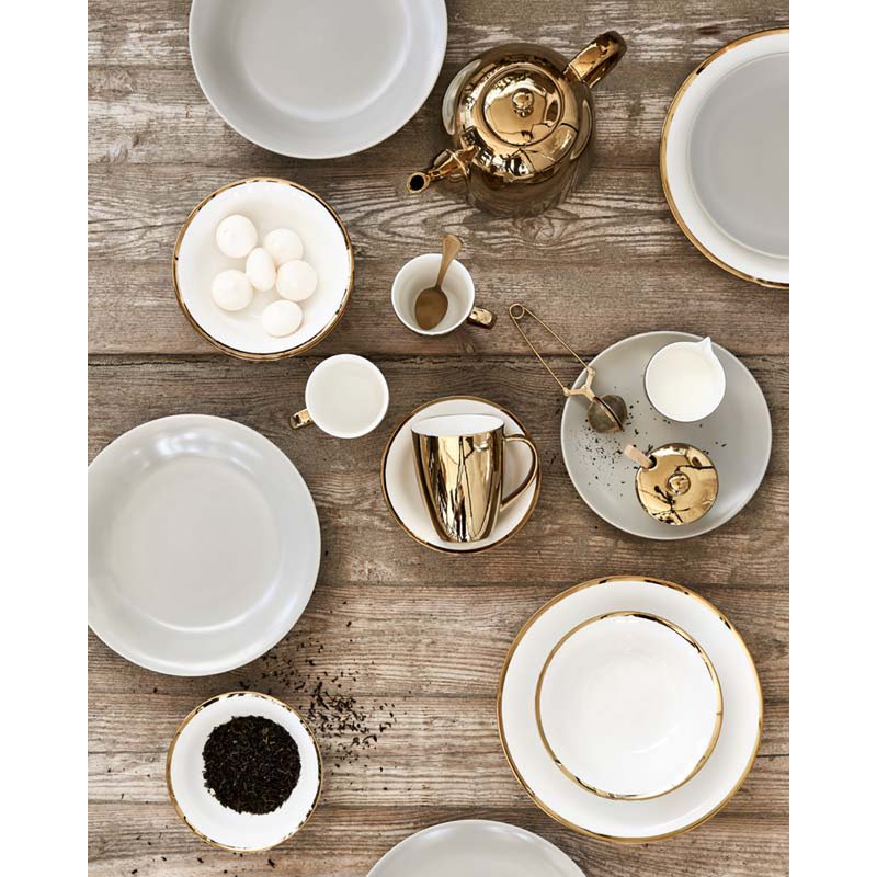 Set/2 Tea Set Gold