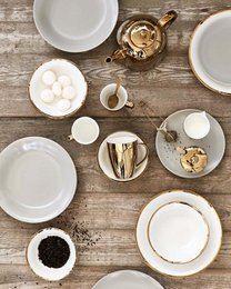 Set/2 Tea Set Gold