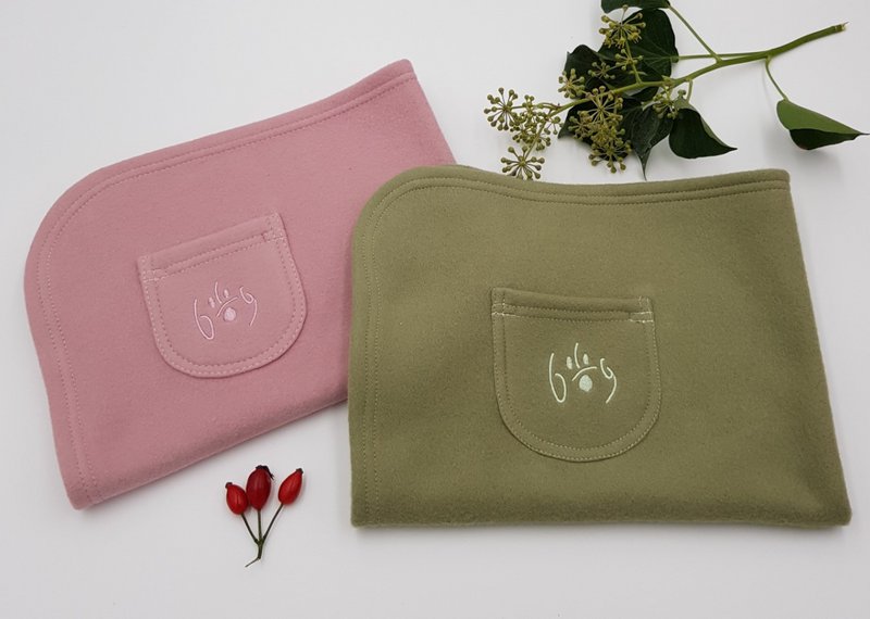Dog blanket organic cotton + scented sachets, set of 4 pcs