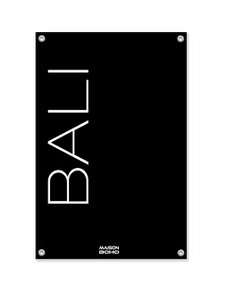 Outdoor Garden Poster | Bali | Black | 70x100cm