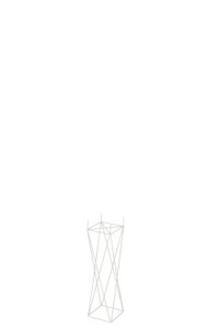 J -Line standing cross - Metal - White - Small - 55 cm high