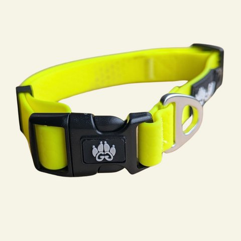 Waterproof collar Neon yellow