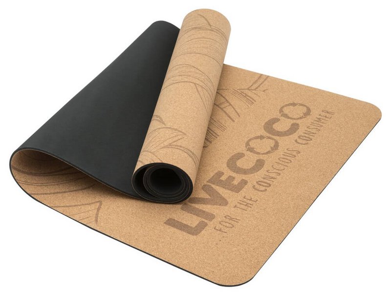 Cork Yoga Mat & Canvas Bag